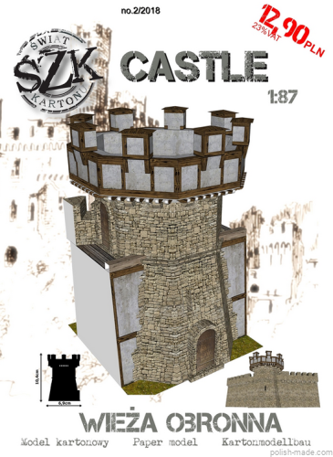 CASTLE - Wieża obronna I - C02 - 1/87(H0)