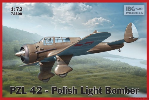 PZL 42 bombowy  - 1/72 