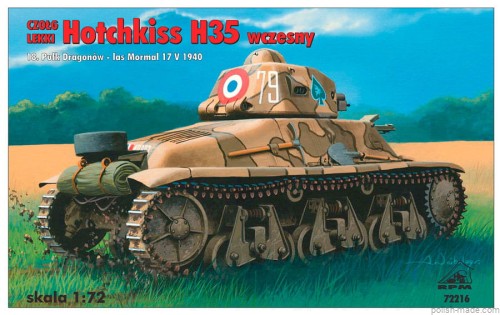 HOTCHKISS H35 early - 72216 -1/72