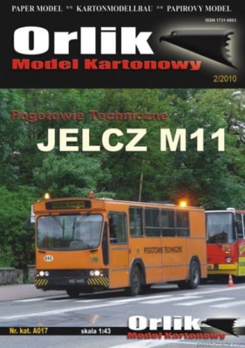 JELCZ M11 pogotowie tech. - A017 - 1/43