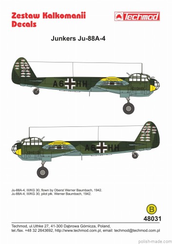 48031 JUNKERS Ju-88A-4 - 1942