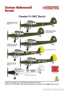 32036 Fieseler Fi 156C Storch - Polska 1948-59