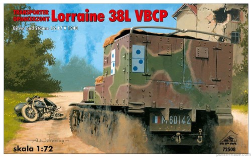 Lorraine 38L VBCP transporter opan. - 72508 - 1/72