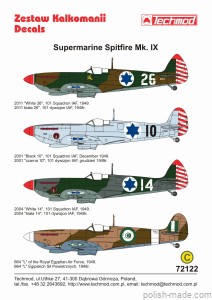 72122 Spitfire Mk. IX - 48-49 Izrael/Egipt
