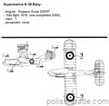 SUPERMARINE N.1B 'BABY' łódź lat. - 1/72