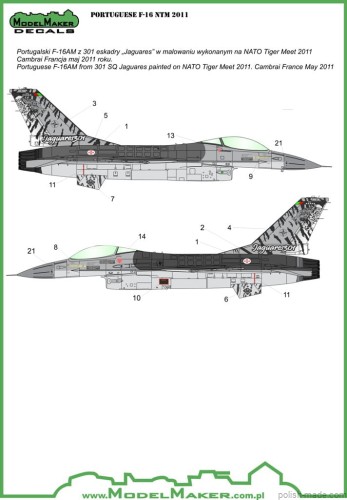 D48034 Portugese F-16AM NATO Tiger Meet 2011
