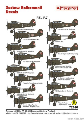 72140 PZL P.7A - 1933-39