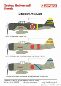 72041  Mitsubishi A6M2 Zero Model 21 -1941-43
