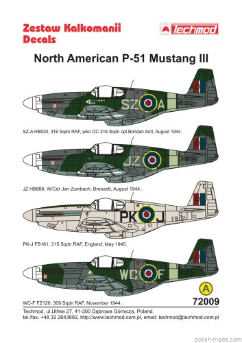 72009 P-51 Mustang III - Polskie Dyw. 44-45