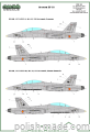 D48089 EF-18 SPANISH STANDARD MAKINGS+STENCILS