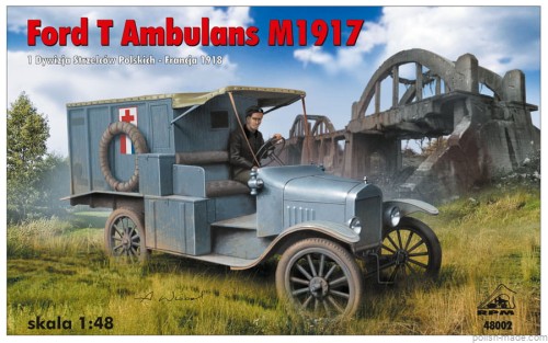 FORD T M1917 ambulans - 1/48