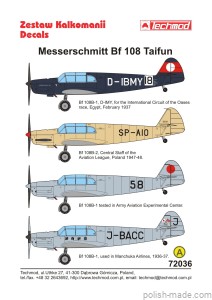 72036 Messerschmitt Bf 108 Tajfun