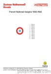 72416 ozn. francuskie kokardy  38-42'