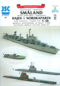 JSC-069 - SMALAND / HAJEN / NORDKAPAREN / T-38 - 1/400
