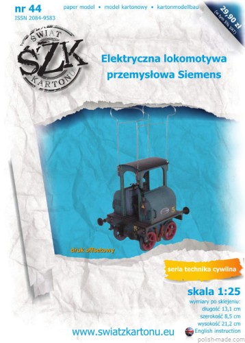 SIEMENS elektr. lokomotywa przemysł. - 044 - 1/25