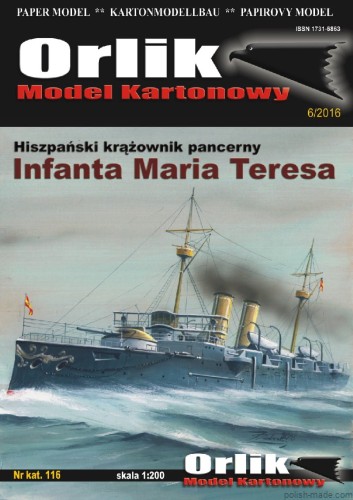 INFANTA MARIA TERESA krążownik panc. - 116 -1/200