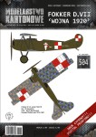 MK-504 - FOKKER D.VII 'WOJNA 1920' - 1/50 model kartonowy