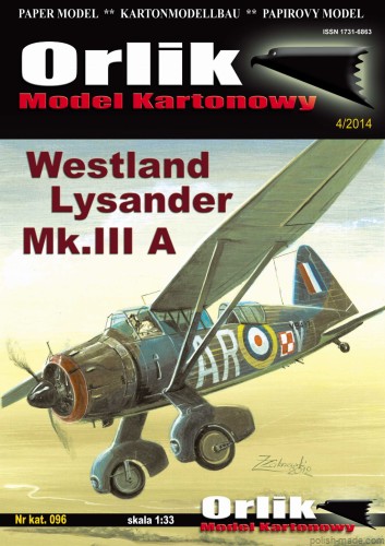 Westland Lysander Mk.IIIA - 096 -1/33