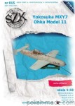 Yokosuka MXY7 OHKA model 11 - 015 - 1/33