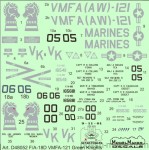 D72052 F/A-18D VMFA-121 GREEN KNIGHTS
