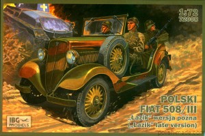 POLSKI FIAT 508/III ŁAZIK w. późna - 72008 - 1/72