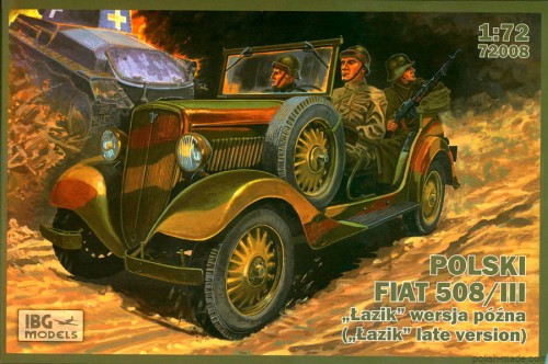 POLSKI FIAT 508/III ŁAZIK w. późna - 72008 - 1/72