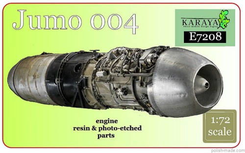 Jumo 004 silnik - 1/72