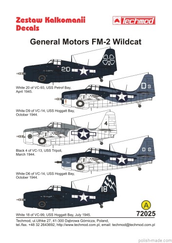 72025 General Motors FM-2 Wildcat 1944-45