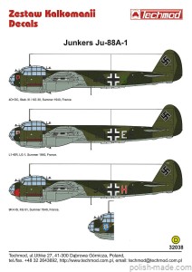 32038 Junkers Ju-88A-1 - 1940