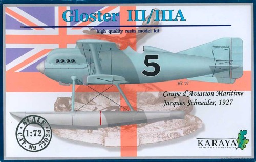 samolot rekordowy Gloster III/IIIA - 1/72