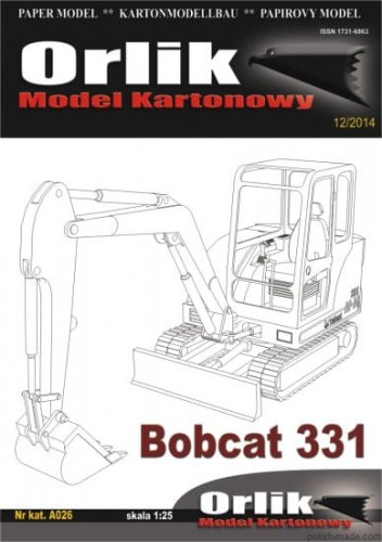 BOBCAT 331 koparka - A026 - 1/25