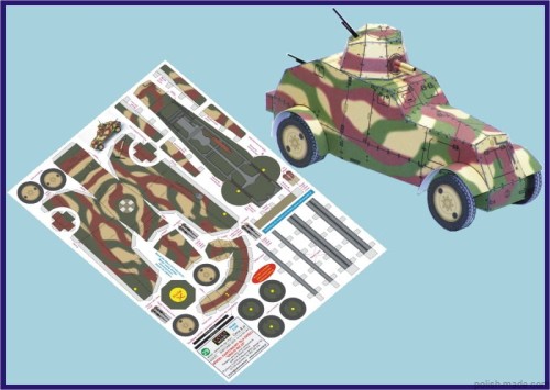 EX029 - 4/2017 - wz.29 samochód panc. - 1/35