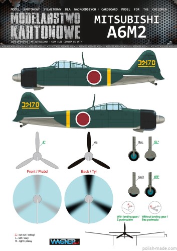 MK-50-01 - MITSUBISHI A6M2 - 1/50