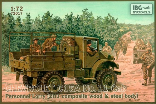 CHEVROLET C15A No.11Cab Personnel Lorry - 1/72