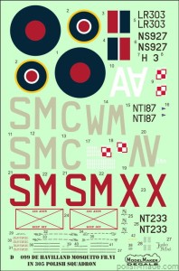 D48099 DE HAVILLAND MOSQUITO FB.VI in 305 PL Service