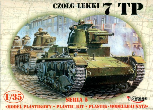 7TP (JEDNOWIEŻOWY) czołg lekki - 1/35