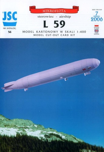 JSC-056 - L 59 sterowiec - 1/400