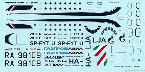 LD144-39 Jak-40 WEA/Malev/Gazprom