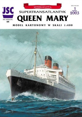 JSC-064' - QUEEN MARY transatlantyk - 1/400