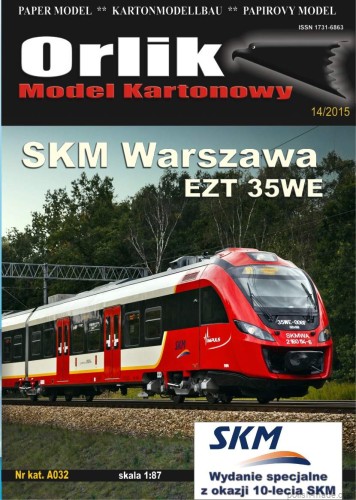 SKM Warszawa EZT 35WE - A032 - 1/87 (H0)