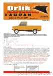 TARPAN 233 S PICK-UP - A012- 1/43