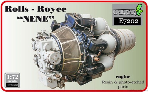 Rolls-Royce NENE silnik - 1/72