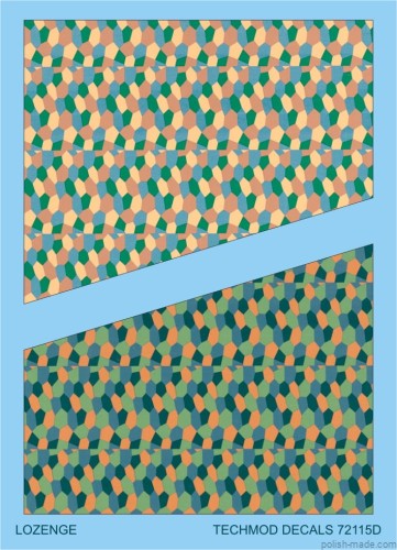 72115 kamuflaż LOZENGE wer. 4 kolorowa