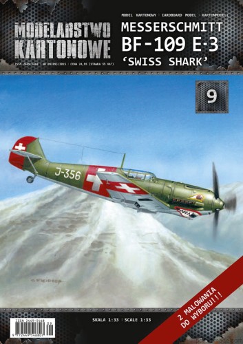 MK-009 - Bf-109 E-3 'Swiss Shark' - 1/33