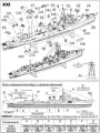 ORP BURZA wz.44 niszczyciel - 1/400