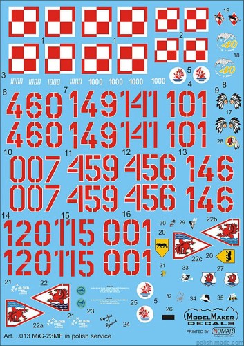 D72013 MiG-23MF in Polish service