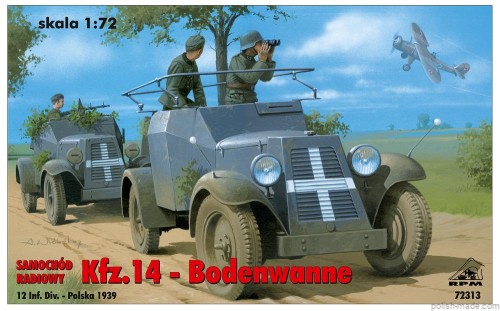 Kfz.14 Bodenwanne samochód radiowy - 72313' - 1/72