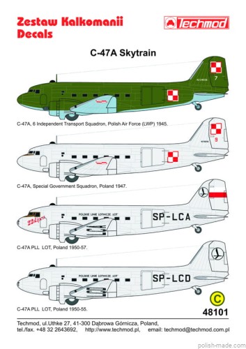 48101 C-47A Skytrain - Polska 1945-57